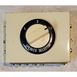 Vintage Realistic Stereo Speaker Selector Switch - Radio Shack item no. 40-130